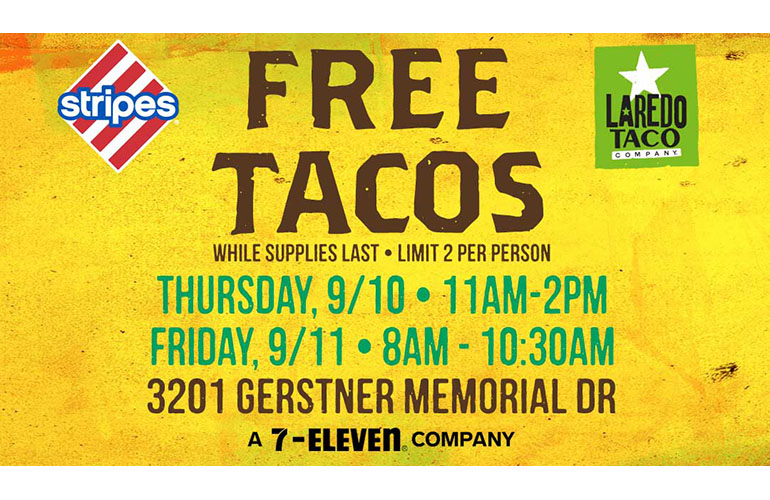 Stripes, Laredo Taco Company Provide Free Tacos to Those Affected by