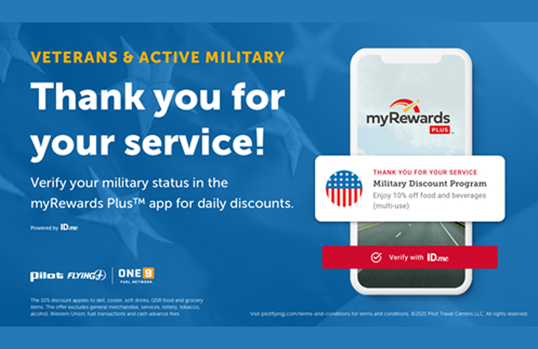 Pilot Co. Announces New Military Discount Program CStore Decisions