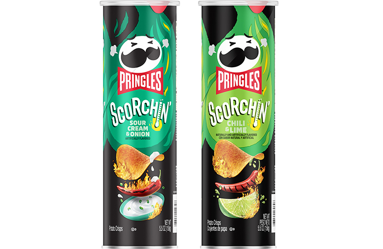 Sour Cream & Onion and Chili Lime Pringles Scorchin’ CStore Decisions