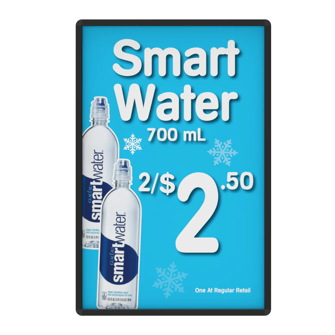 Wall Mounted Sign Frame 28" x 44" C Store Signs Direct