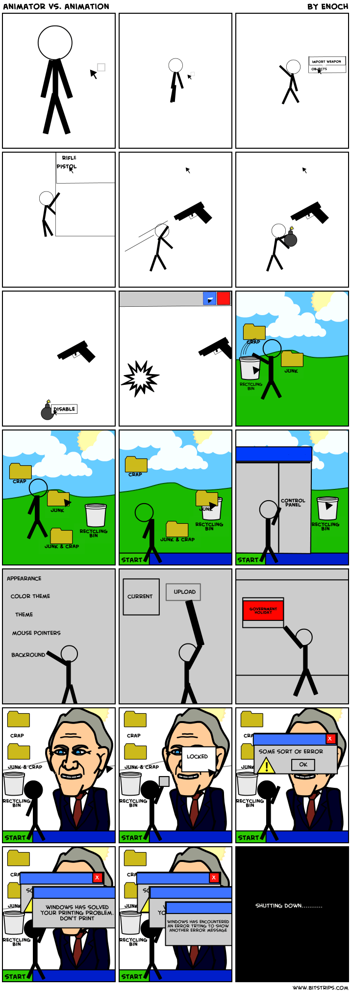 animator vs. animation Bitstrips