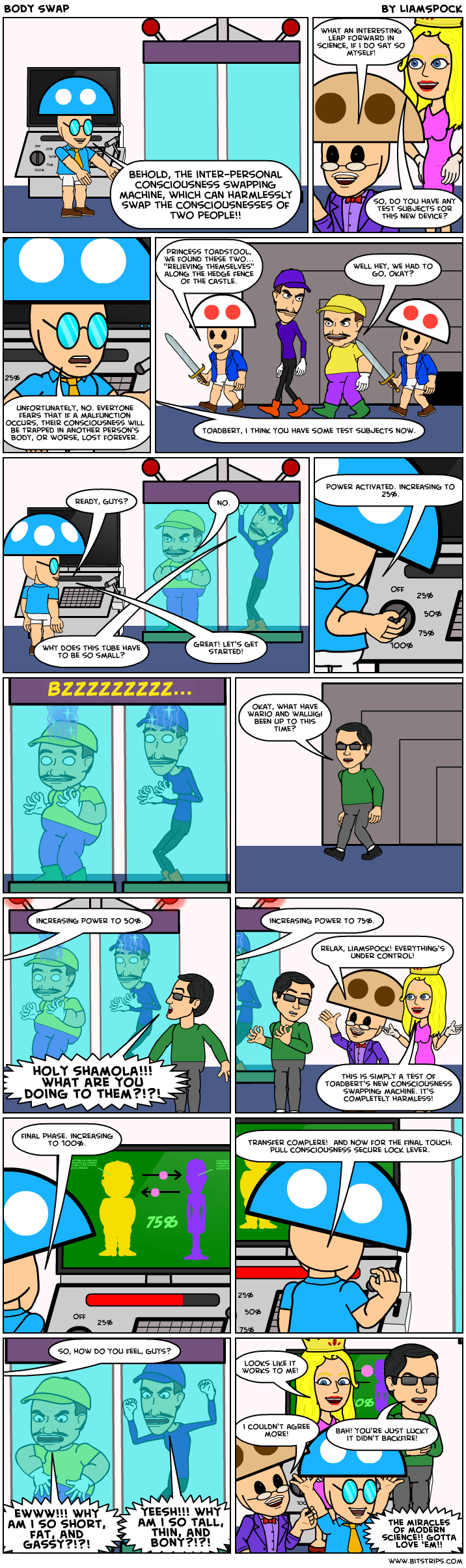 Body Swap Bitstrips