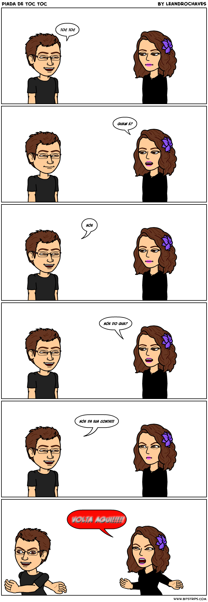 Piada de Toc Toc Bitstrips