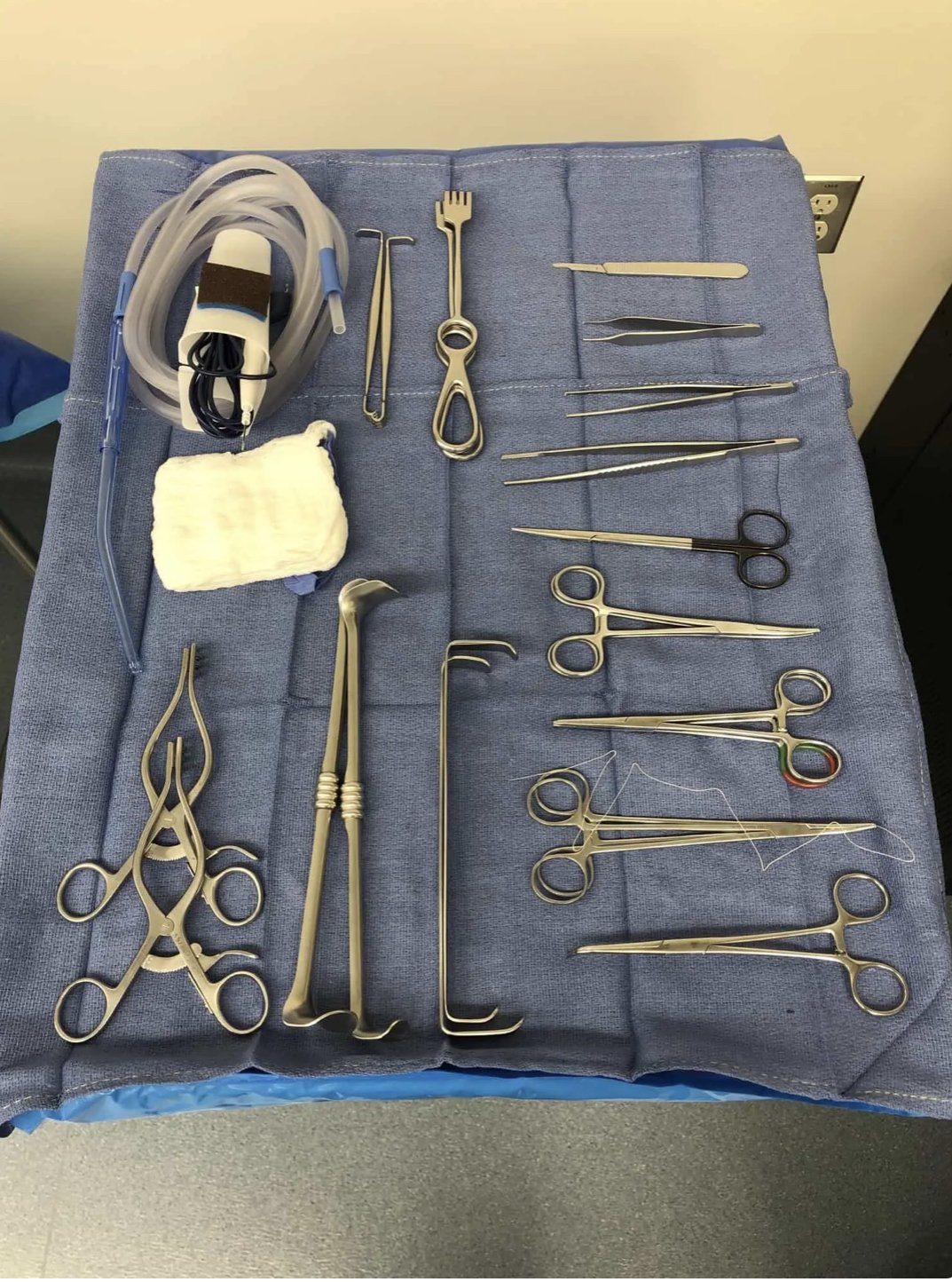 Breast Biopsy mayo stand and back table setup CSTSetup