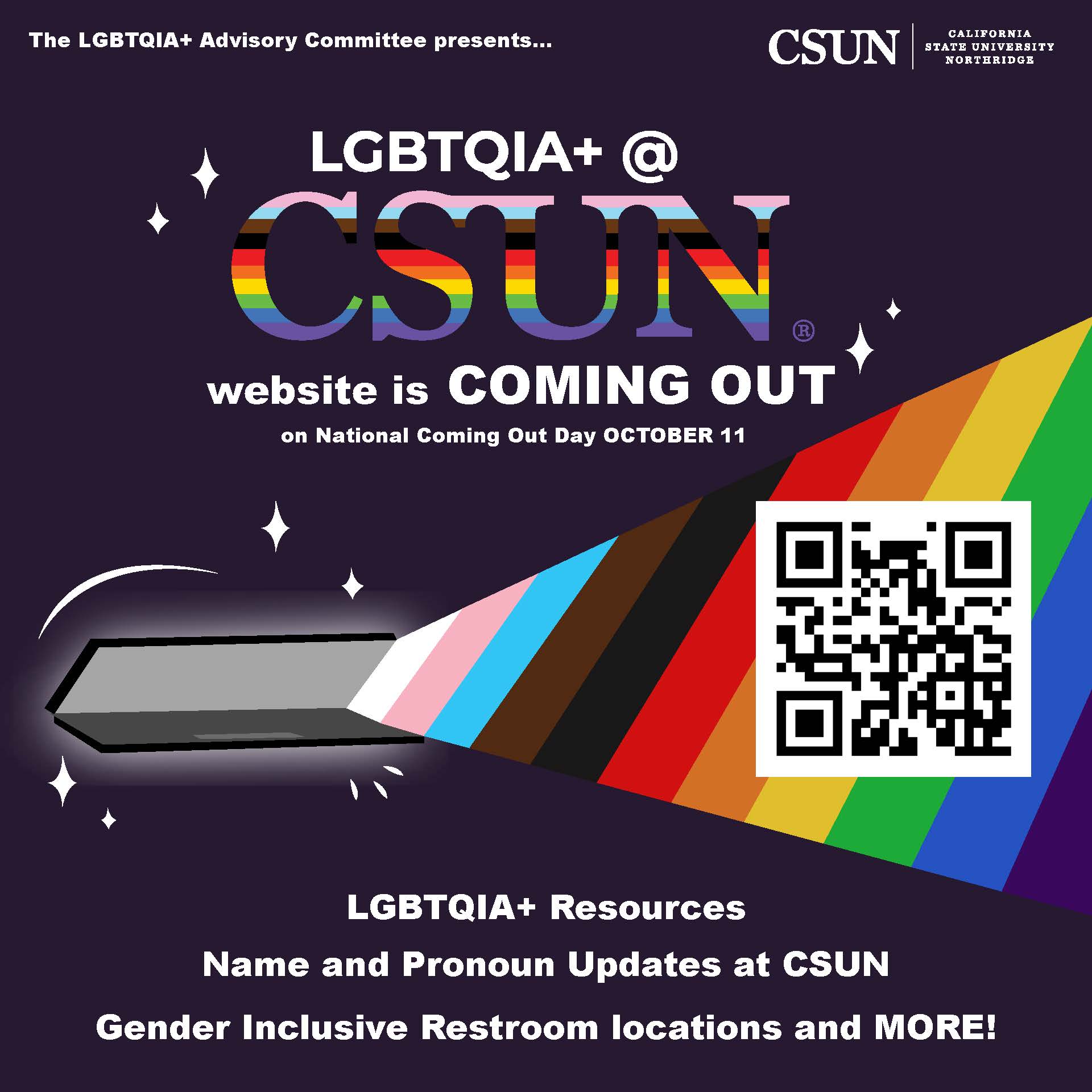 CSUN LGBTQIA+ Resources Highlighted as site Launched on National