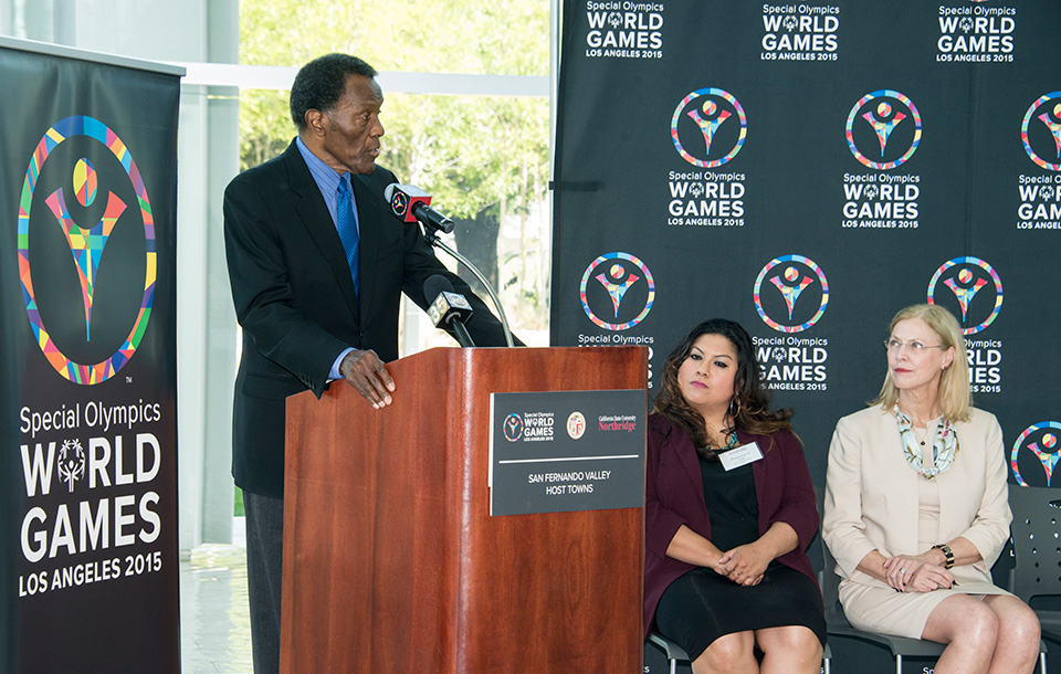 CSUN the Special Olympians to the Valley for the World Games