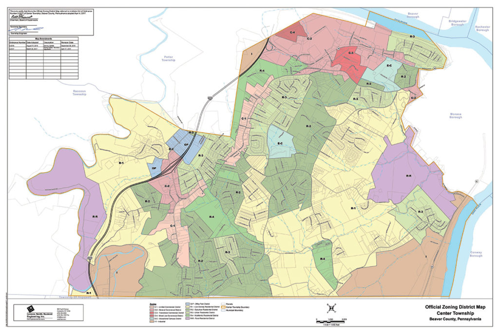 Beaver County Maps With Townships