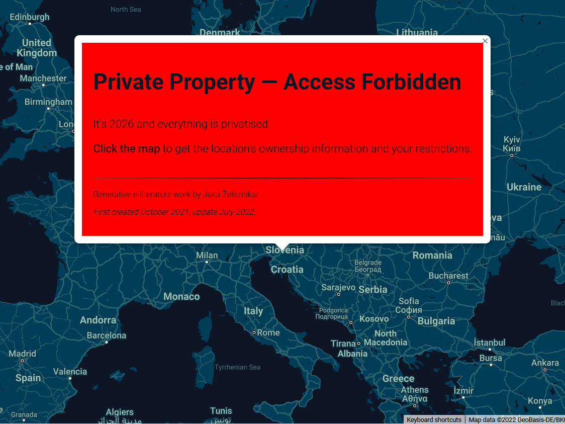 Jaka Železnikar PRIVATE PROPERTY — ACCESS FORBIDDEN (UPDATED), online