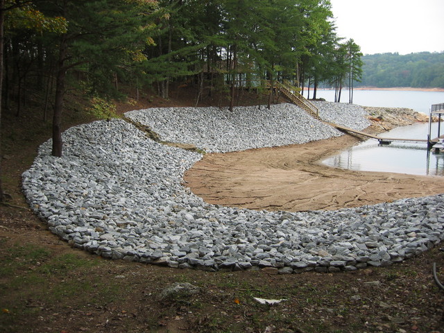 Shoreline Stabilization on Lake Norman CTC Grading