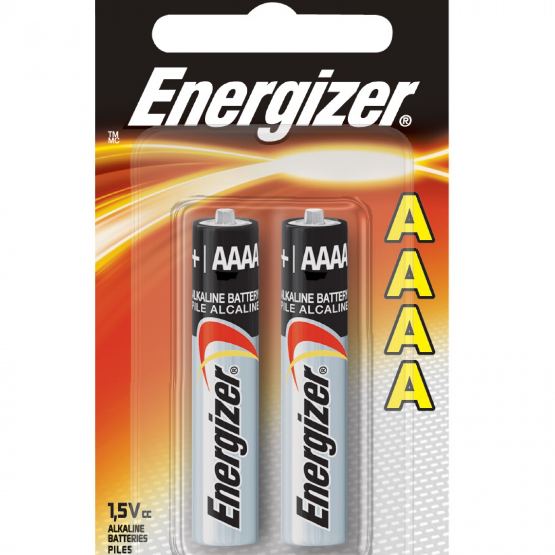 Energizer MAX AAAA Alkaline Battery, 2 PK, 1.5VDC CTC HealthCare