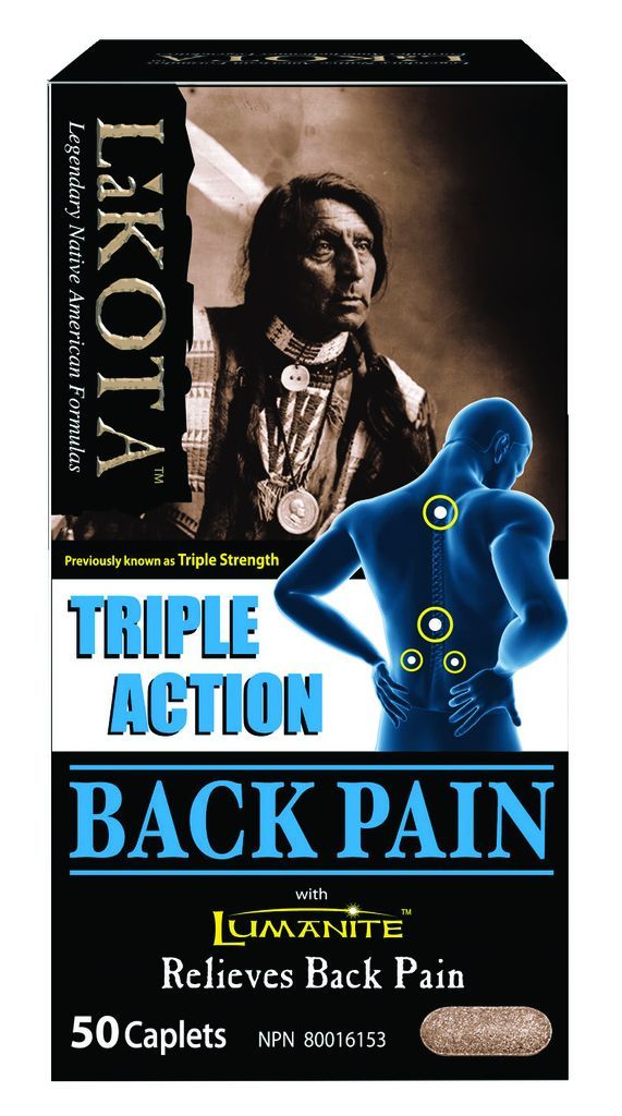 Lakota Triple Action Back Pain Caplets CTC Health