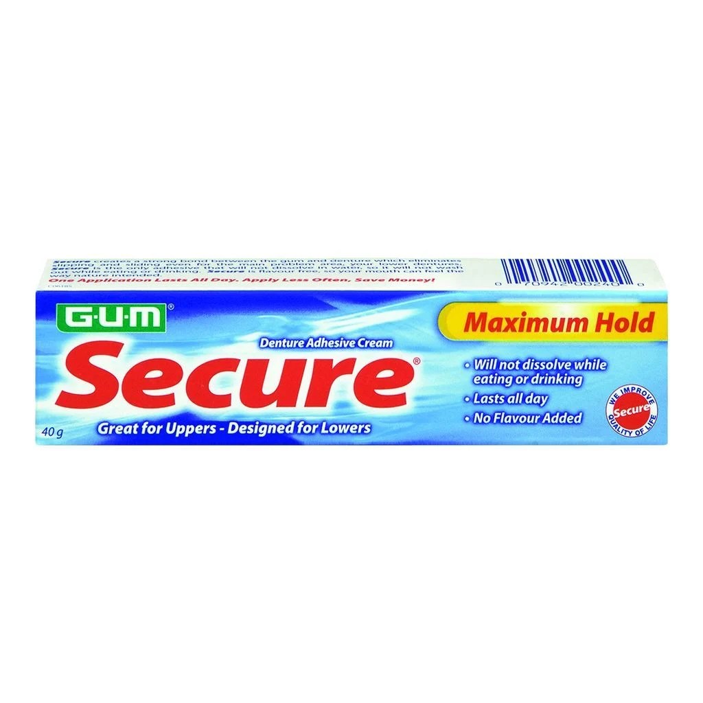 Gum Secure Denture Adhesive Cream CTC Health