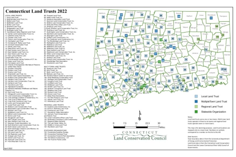 Land Trust Maps for Review Connecticut Land Conservation Council