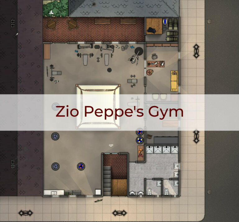 Zio Peppe's Gym 28 x 28 Cthulhu Architect