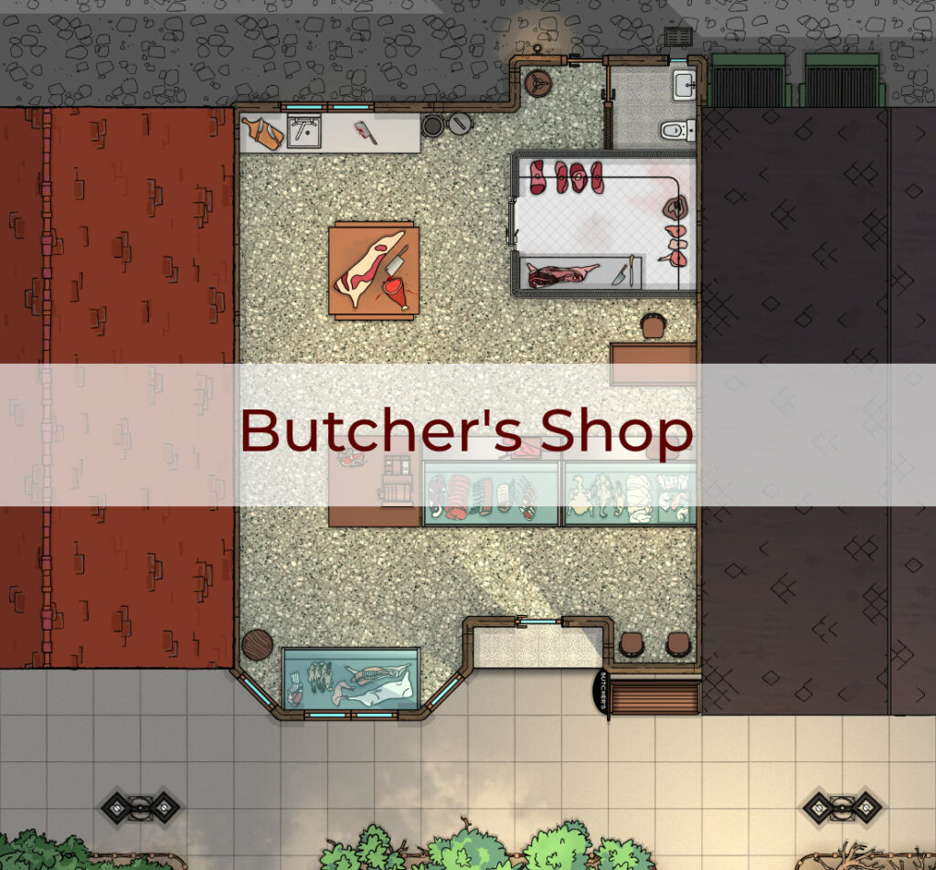 Butcher's Shop 20 x 20 Cthulhu Architect