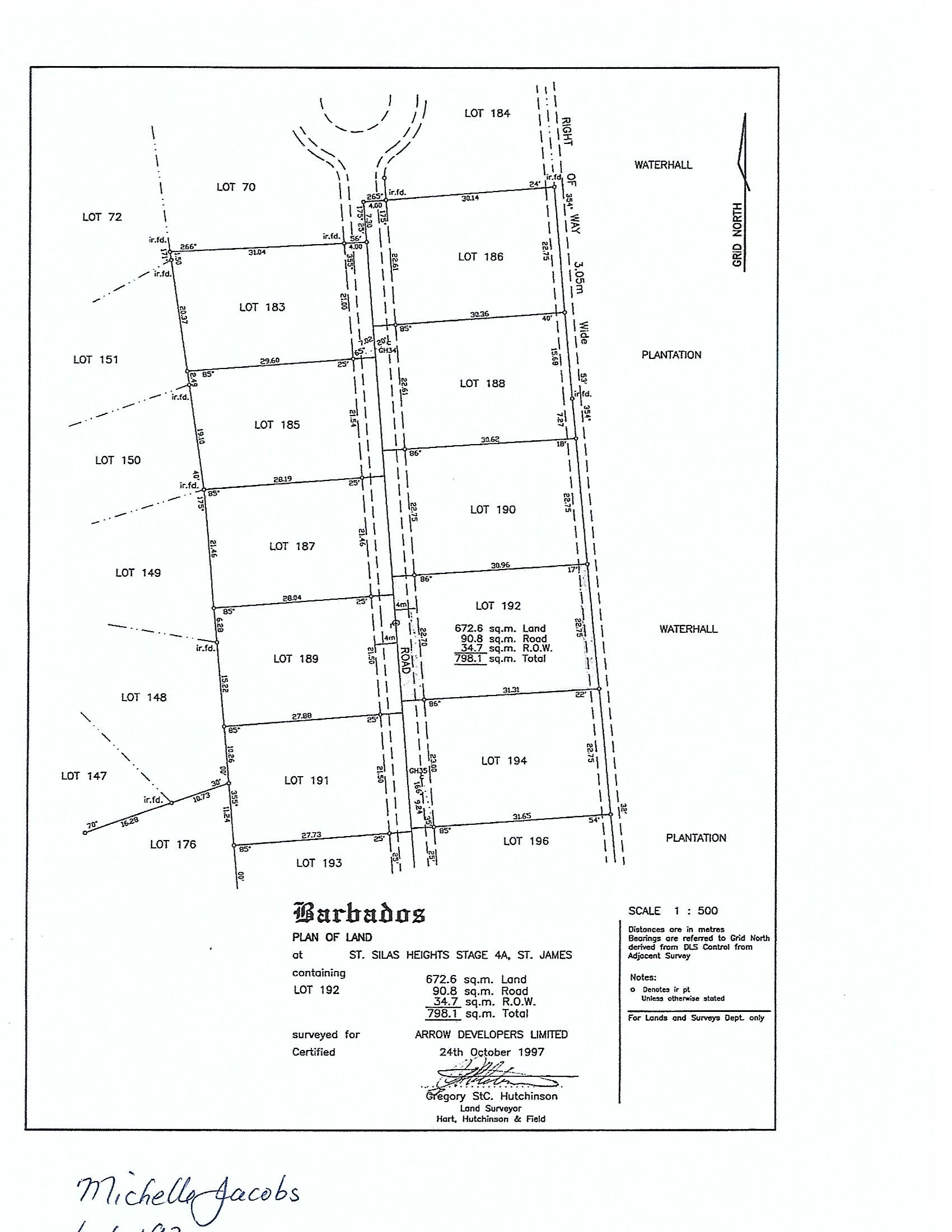 Land for Sale St. Silas Heights, Stage 4, St. James CTIM Inc. Real