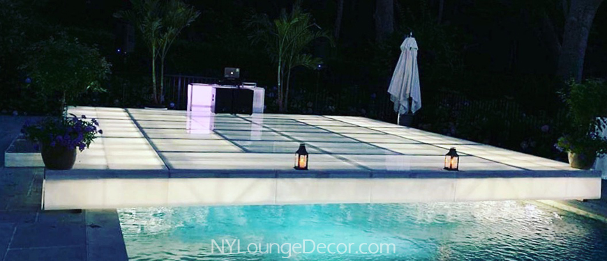 Dance Floor Over Pool CT LOUNGE DECOR