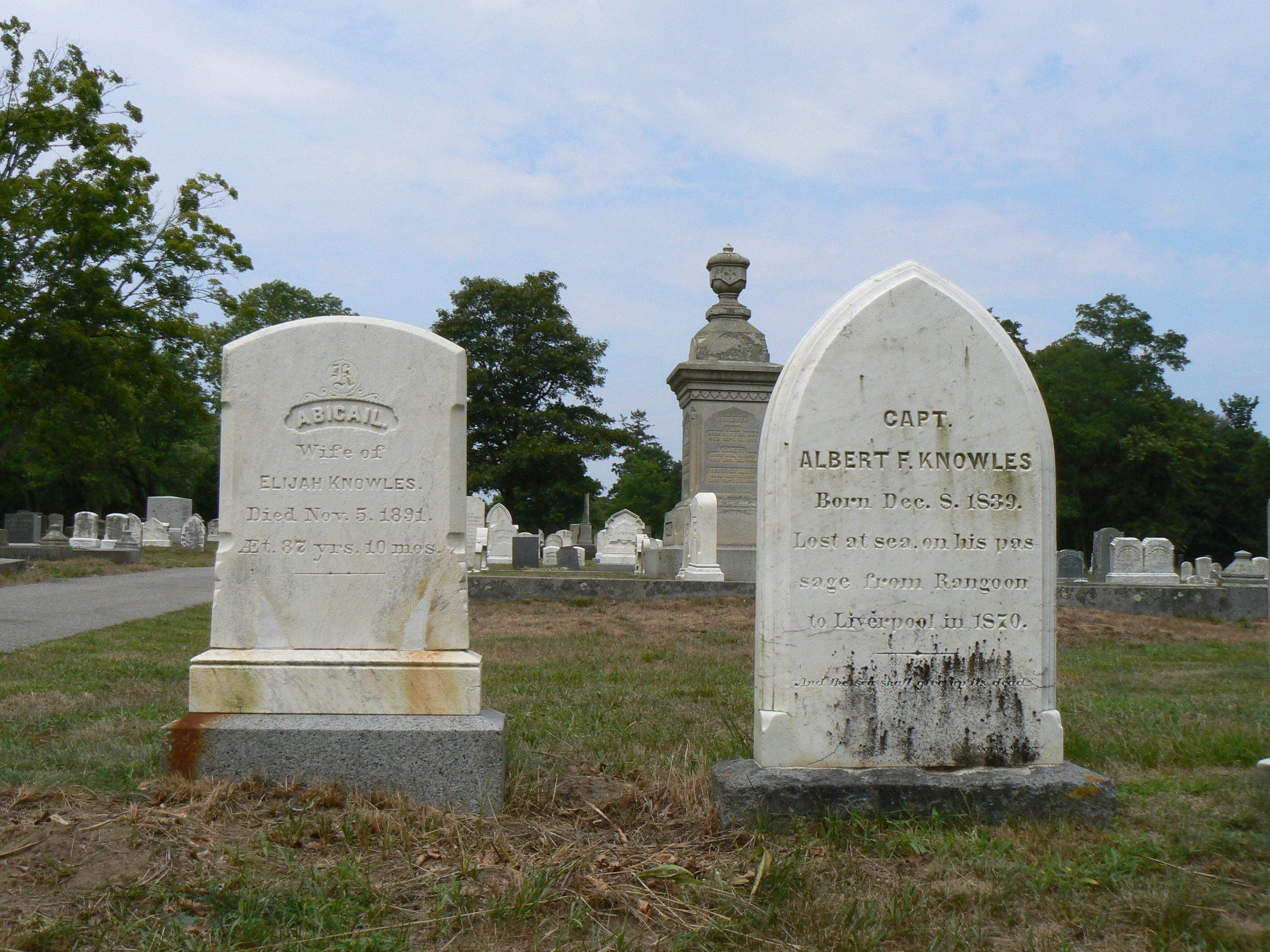 Brewster Cemetery, Brewster, Mass. CT