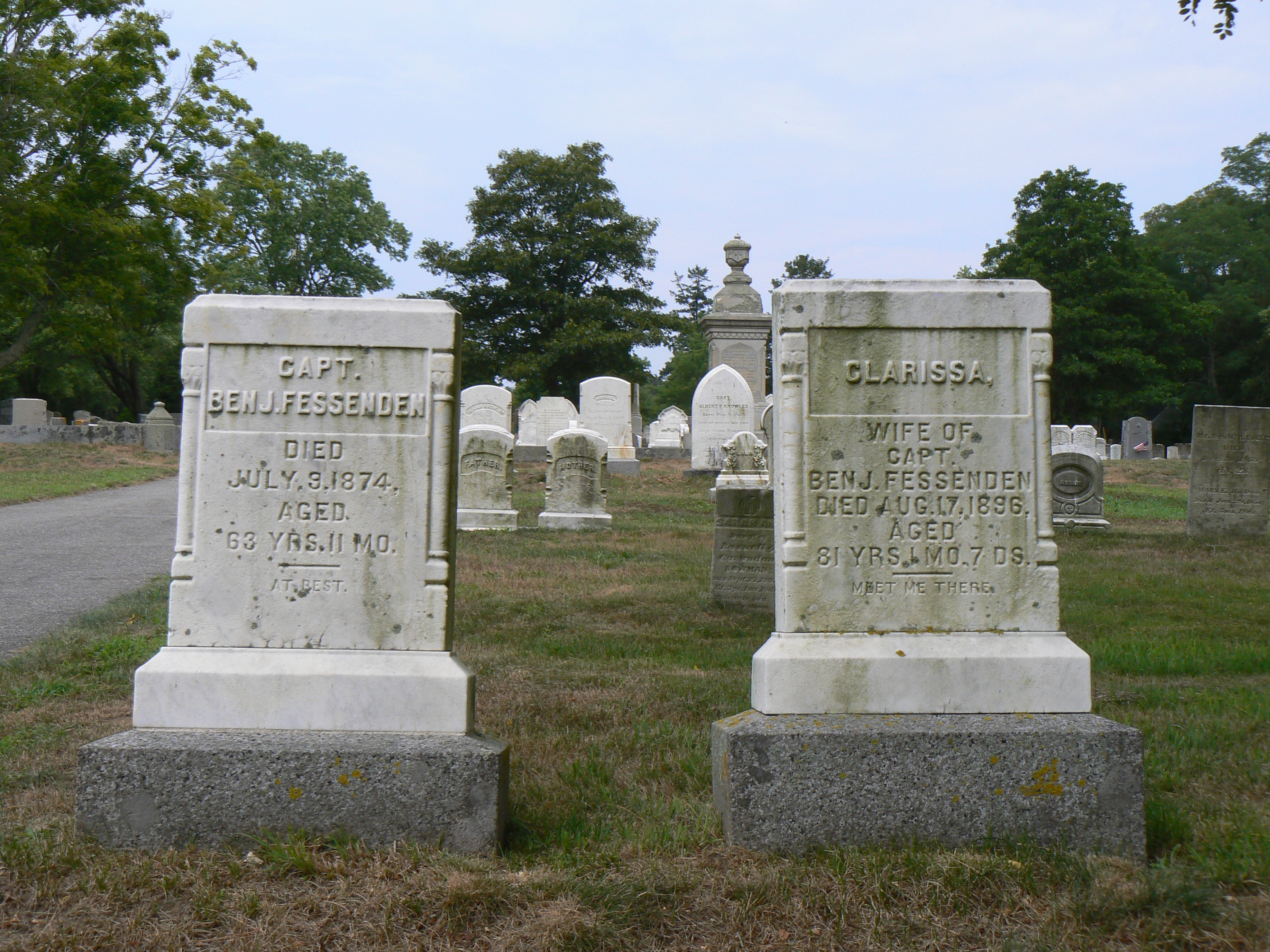 Brewster Cemetery, Brewster, Mass. CT