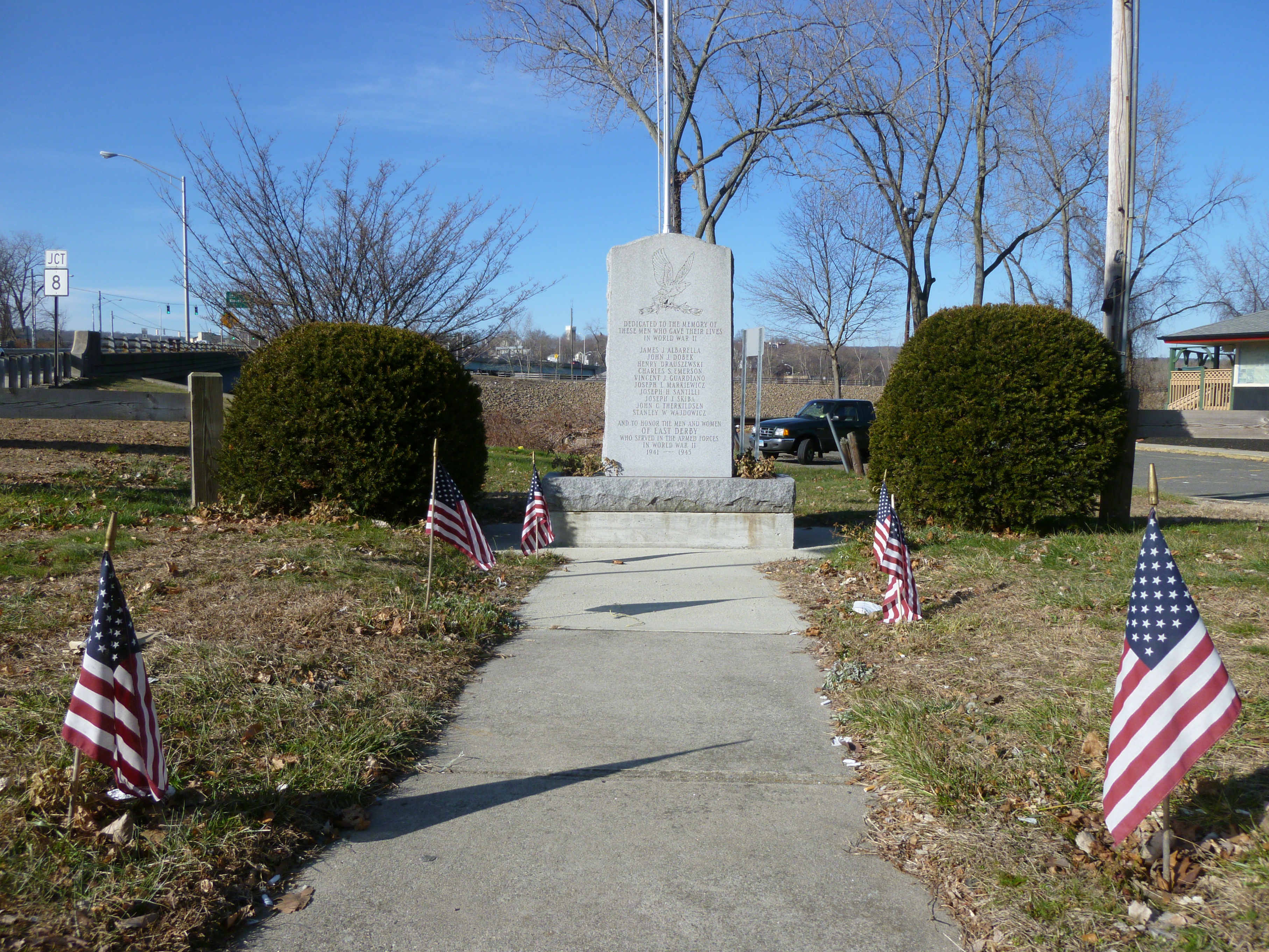 East Derby World War II Memorial, Derby CT