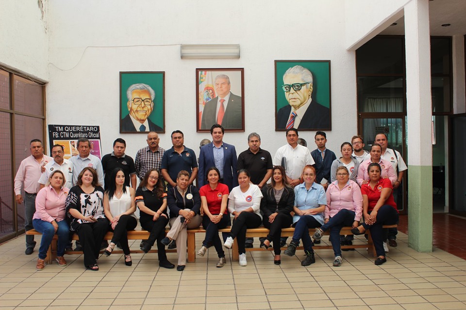 Reunión con la Secretaria de Educación CTM Querétaro. Federación de