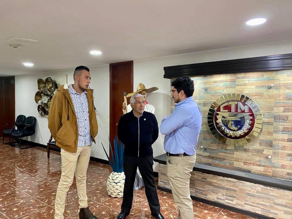 Visita ala CTM Nacional. Federación de Trabajadores del Estado de