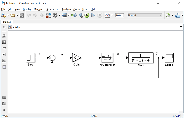 Control Tutorials for MATLAB and Simulink Simulink Basics Tutorial