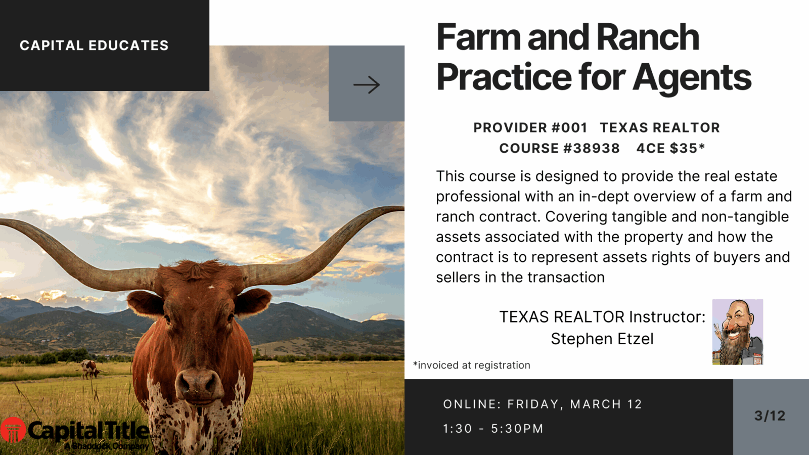 Farm and Ranch for Agents Capital Title of Texas, LLC.