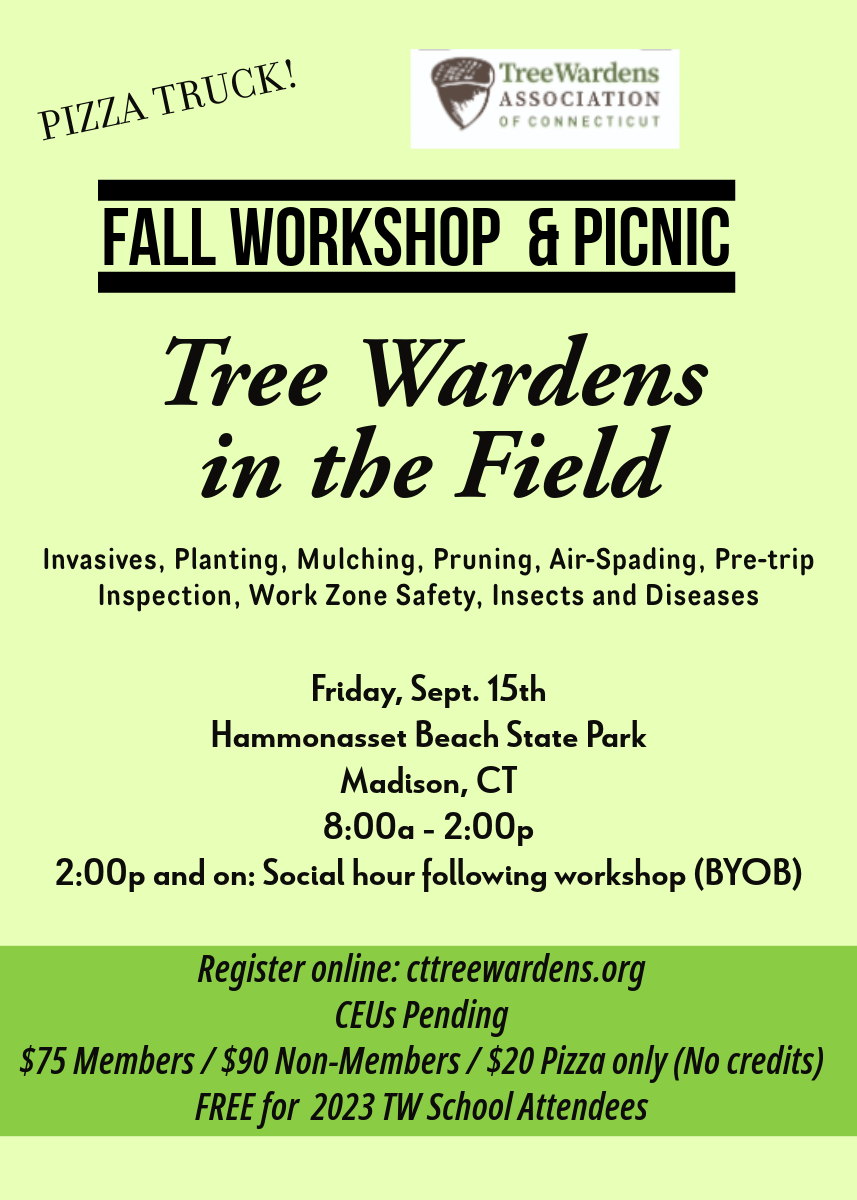 CEU Opportunities CTPA (Connecticut Tree Protective Association)