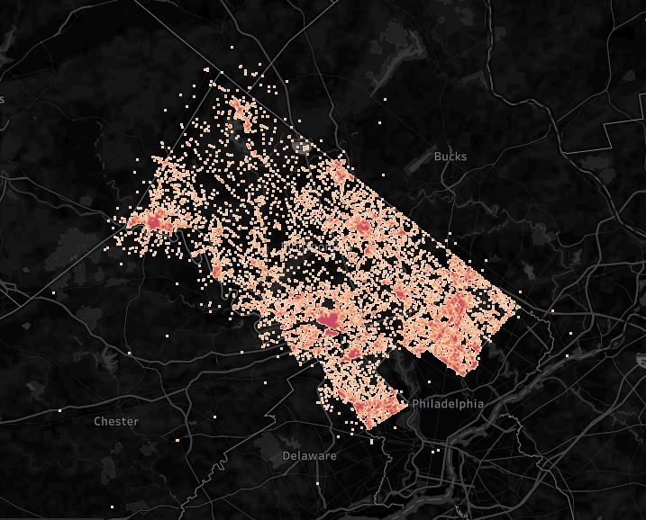 911 Calls in Montgomery County, PA