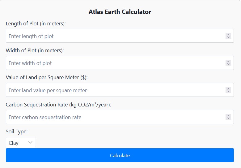 Atlas Earth Calculator