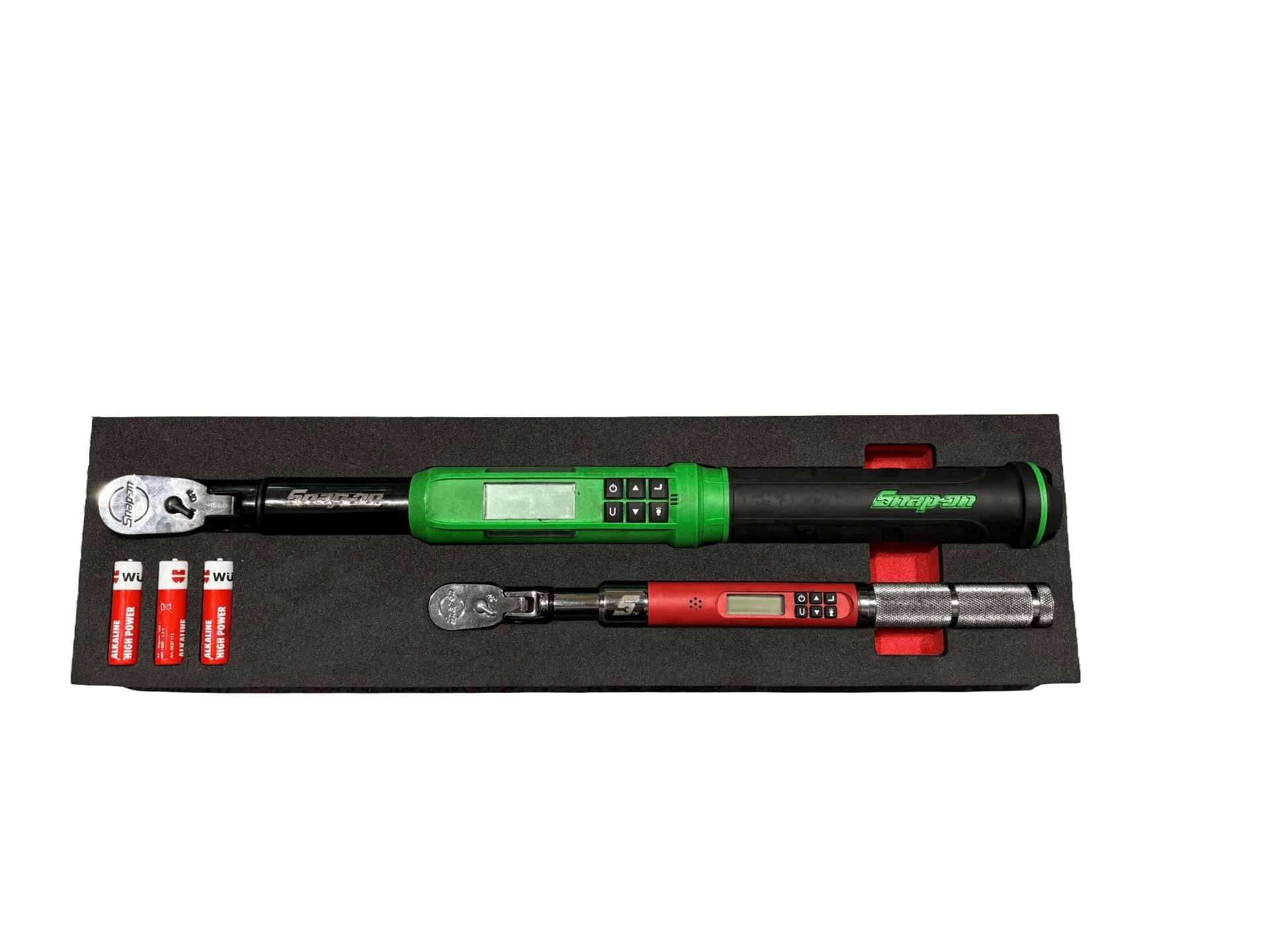 2pc Snap On Style TechAngle 1/4in & 3/8in Torque Wrench Foam Set – CTTools