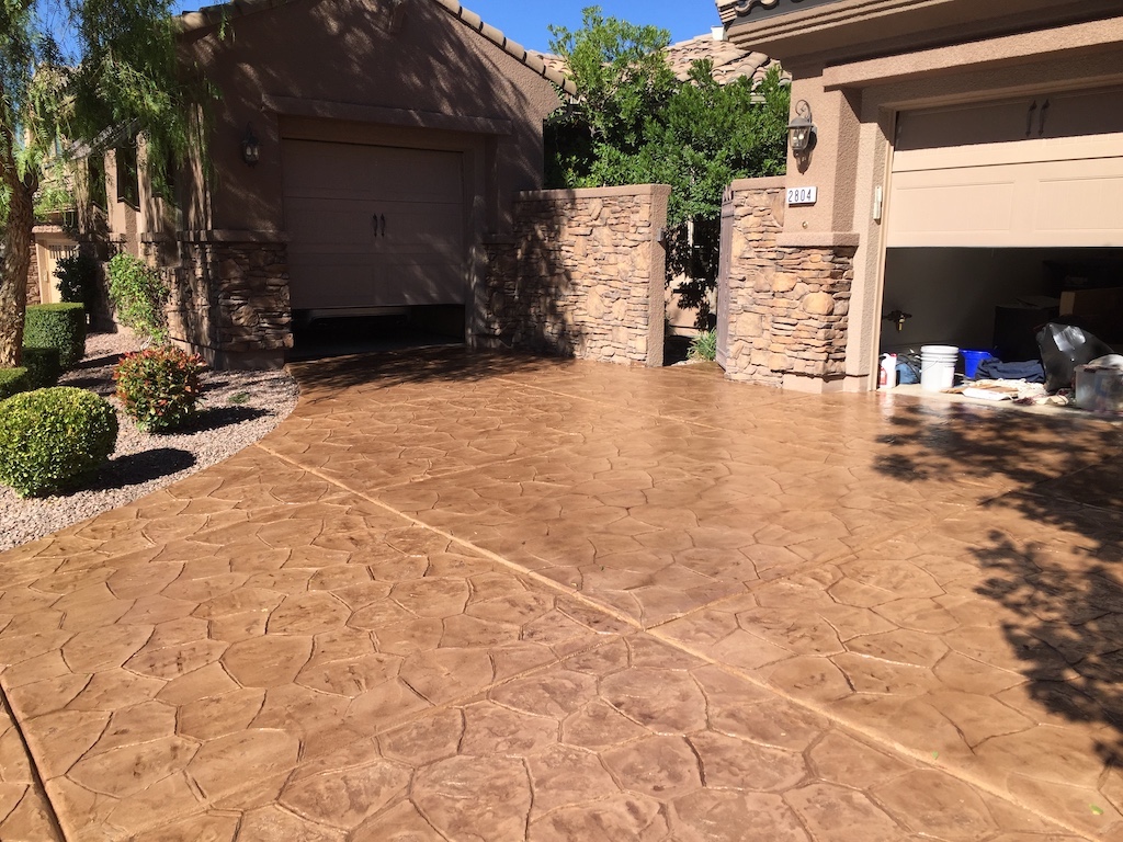 Concrete Driveways Up Your Las Vegas Curb Appeal Concrete Texturing