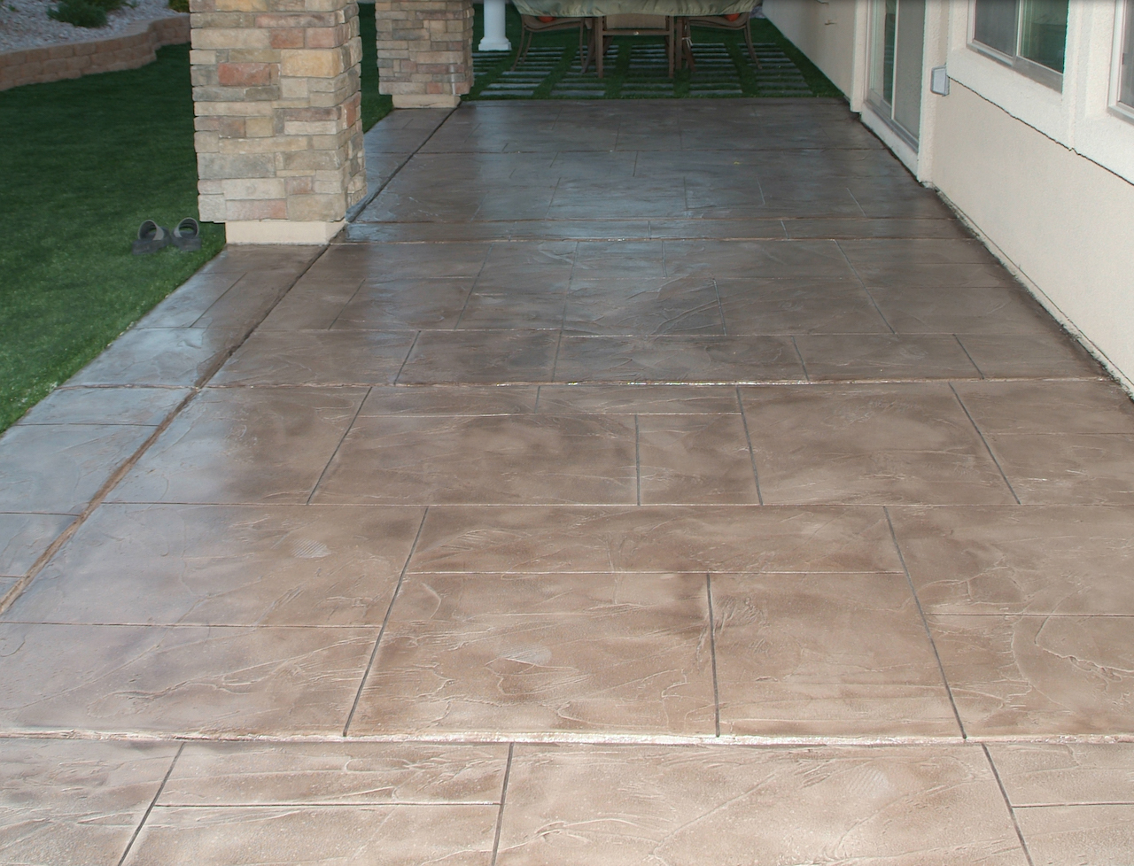 Concrete Patios Explore Las Vegas Patio Options Concrete Texturing