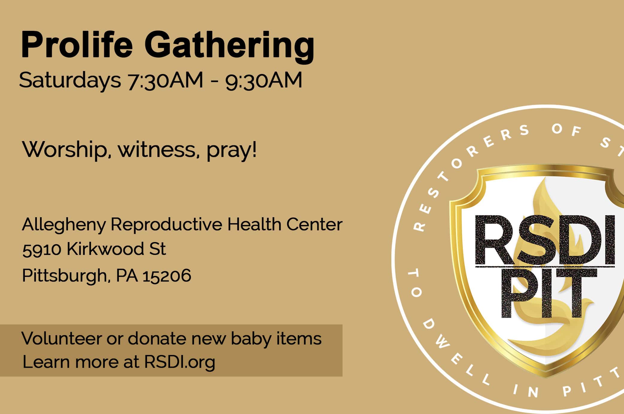 Prolife Gathering CornerStone Television Network