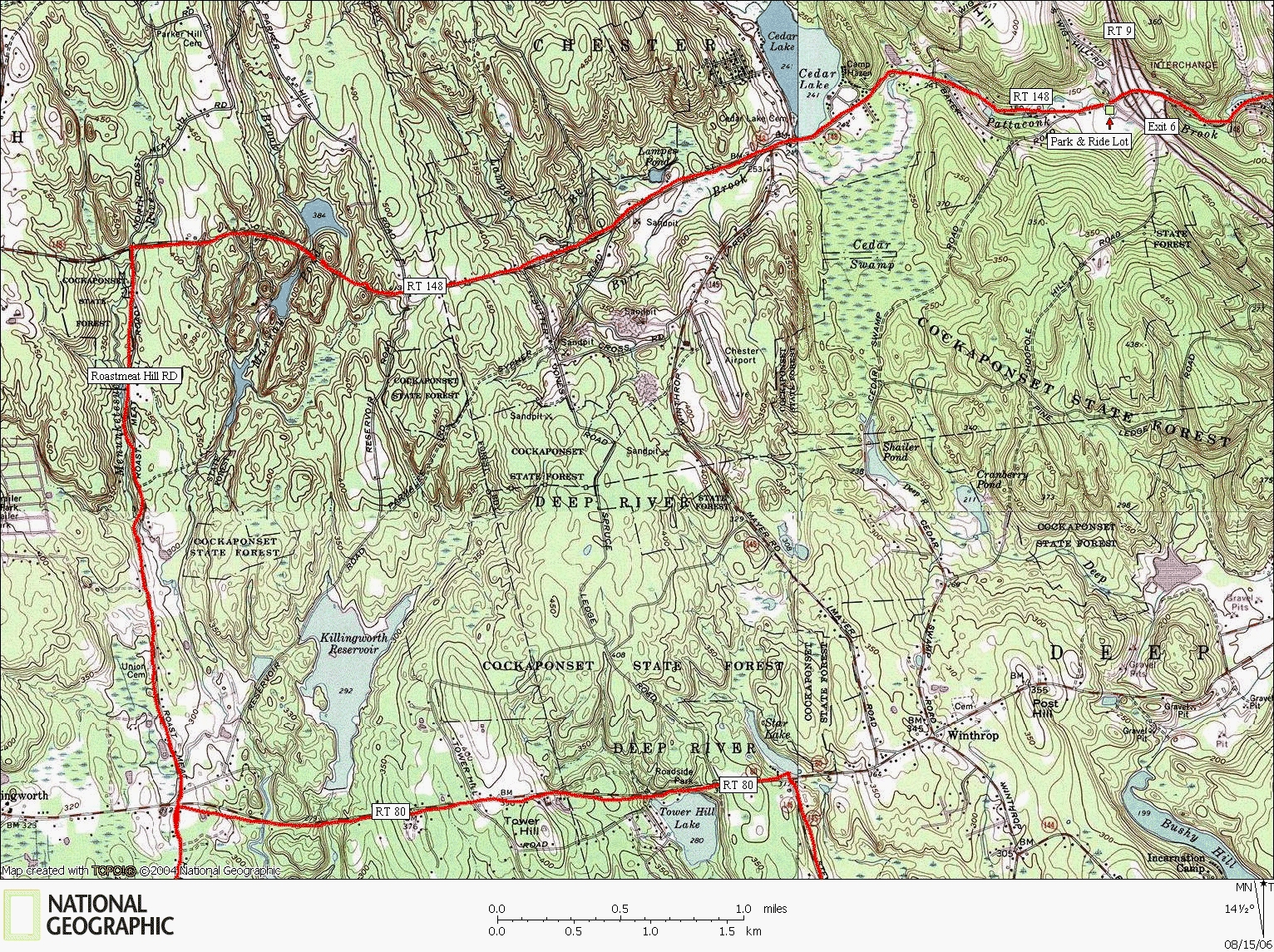 Road Cycling Map, Chester