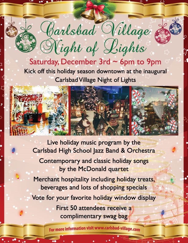 Village Night of Lights Carlsbad Village