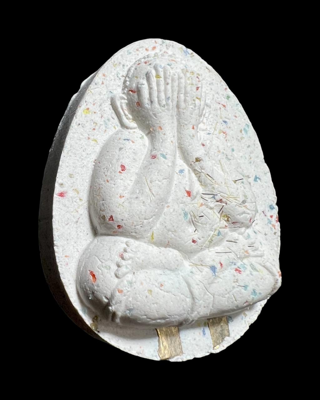 พระปิดตาจัมโบ้สองดวงดี (เนื้อผงธูปสีขาว) Great Fortune Phra Pidta Jumbo