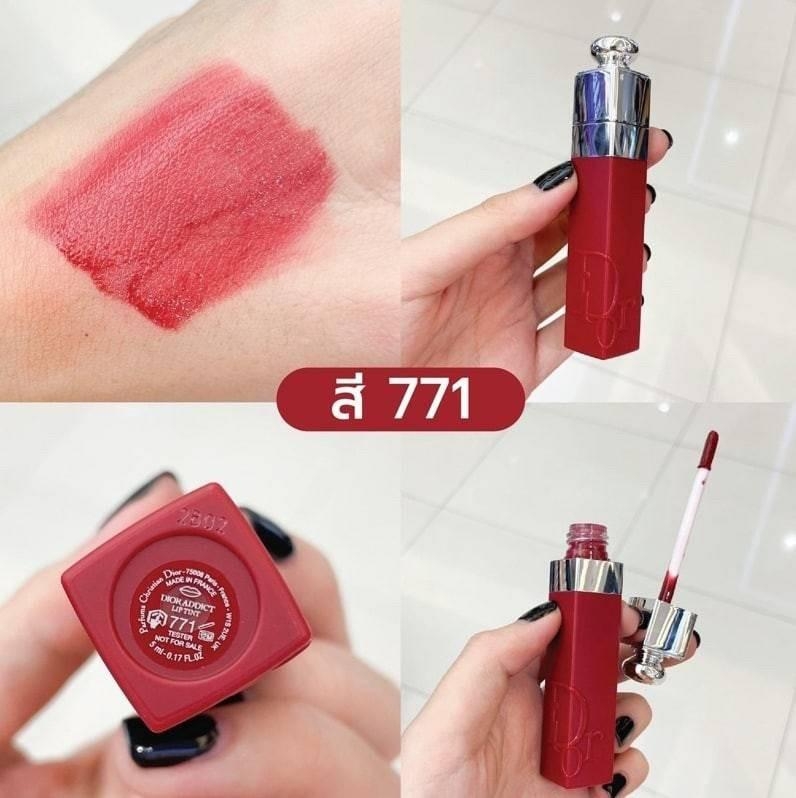 Son Dior Addict Lip Tattoo Màu 771 Natural Berry Tint Phiên Bản 2022