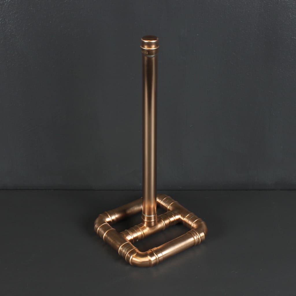 Copper Kitchen Roll Holder Made in Ireland Reclaimed Copper Cuando