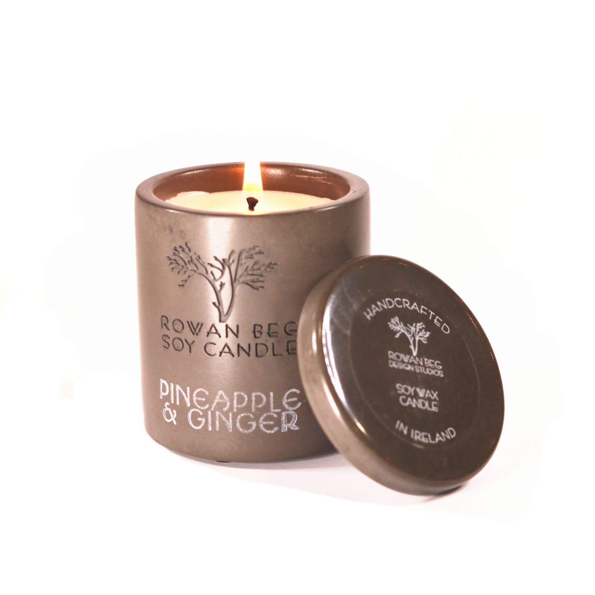 Pineapple & Ginger Candle Handpoured in Connemara Cuando