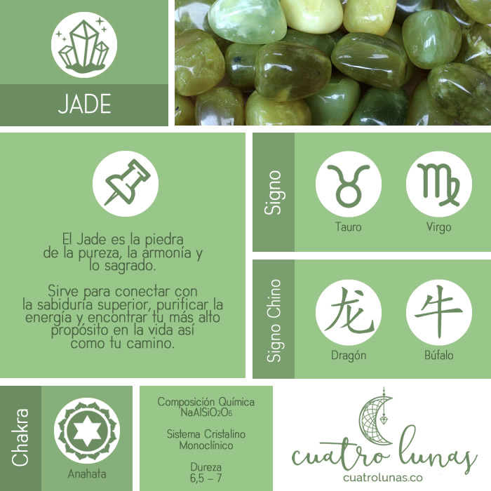 La sabiduría ancestral del jade Cuatro Lunas