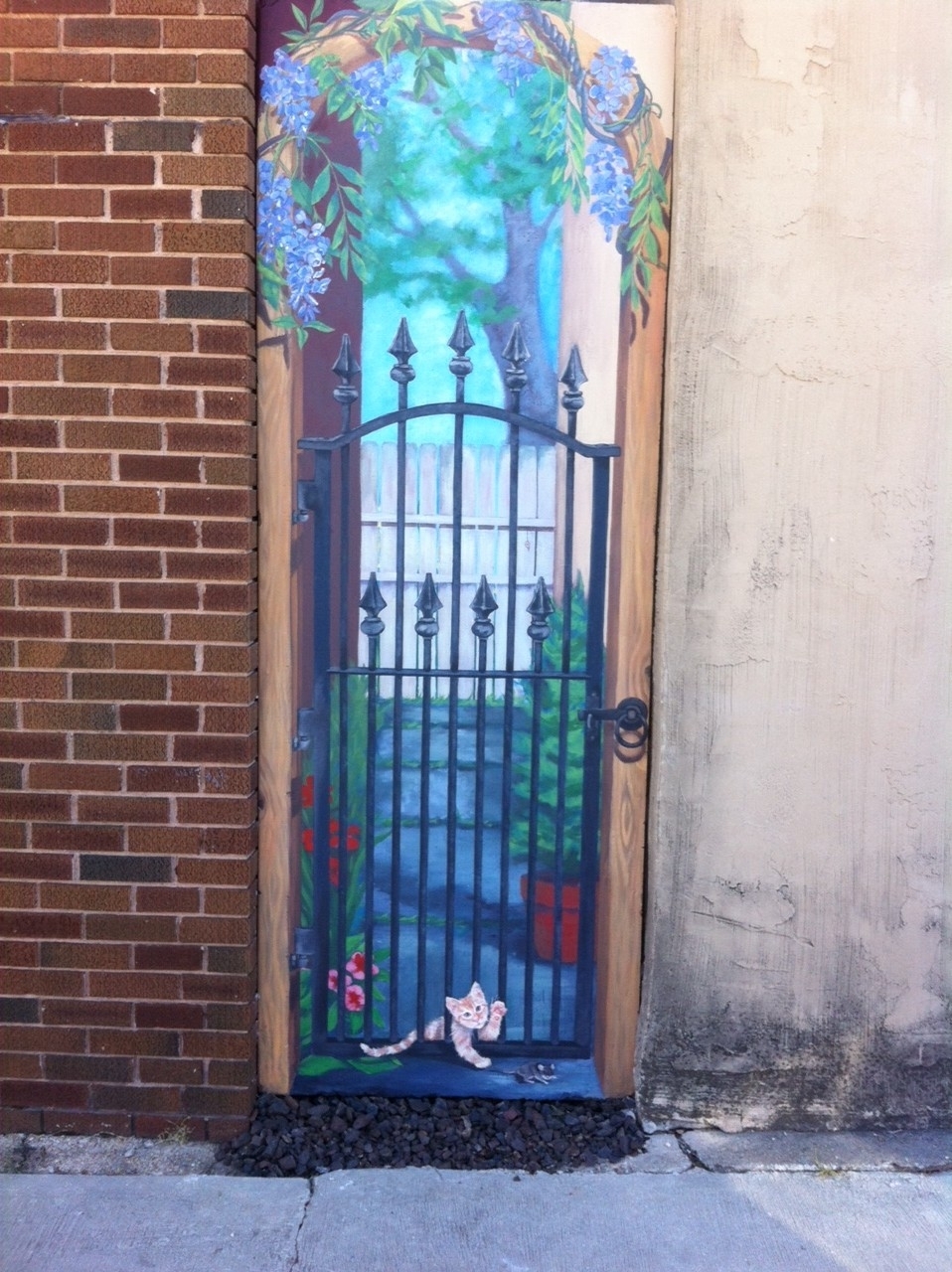 A blighted area transformed with a whimsical minimural Cuba, MO