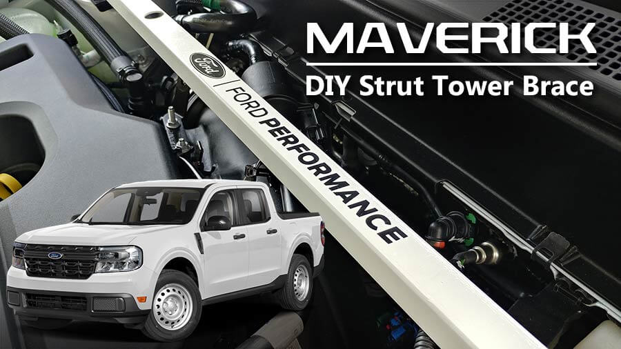 Making a Custom DIY Strut Tower Brace for My Ford Maverick