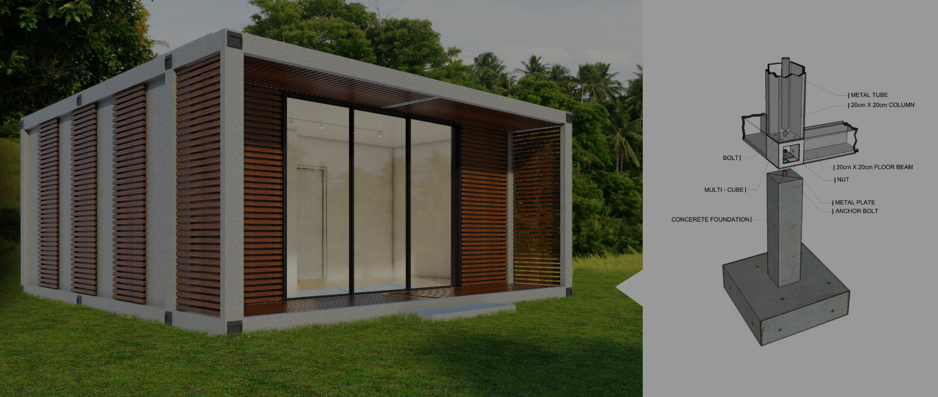 CUBE-CASA MULTI-CUBE Foundation Anchoring System - Cube Casa