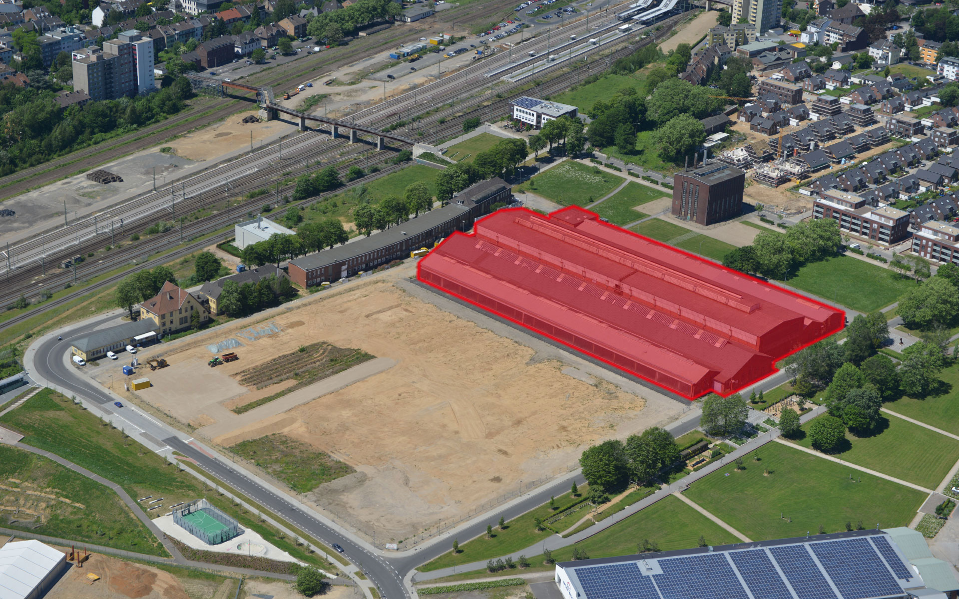 Luftbild Cube Factory 577 Cube Real Estate