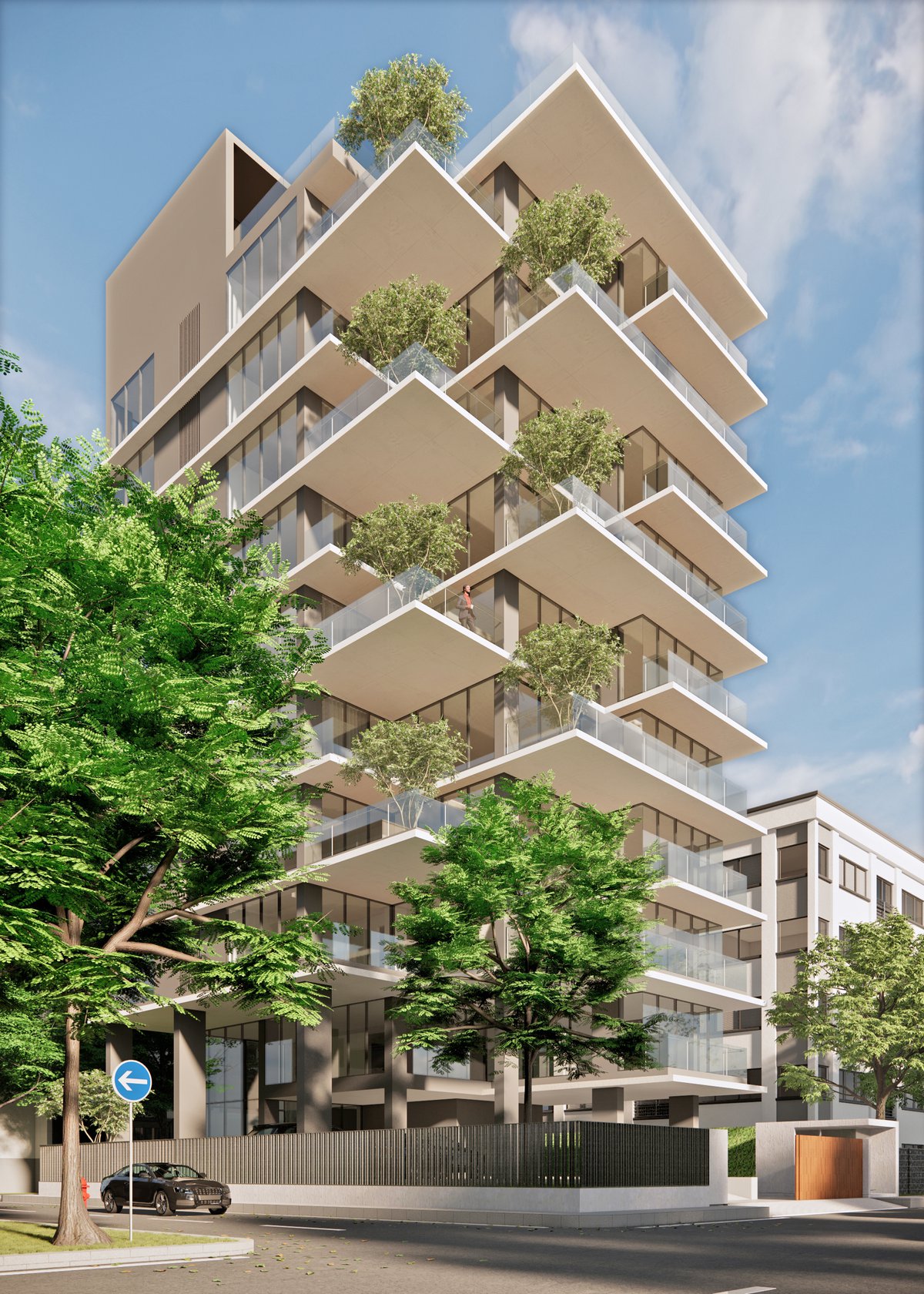 Courtyard Apartment CUBEINSIDE