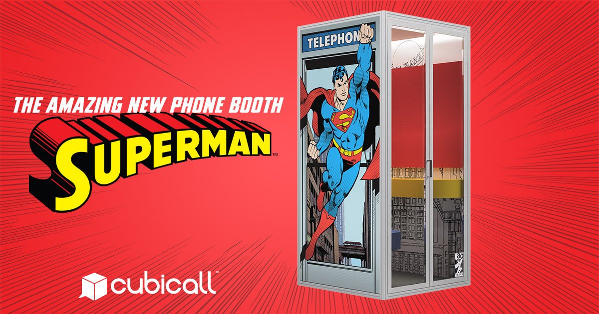 Superman Phone Booth Cubicall The Modern Phone Booth