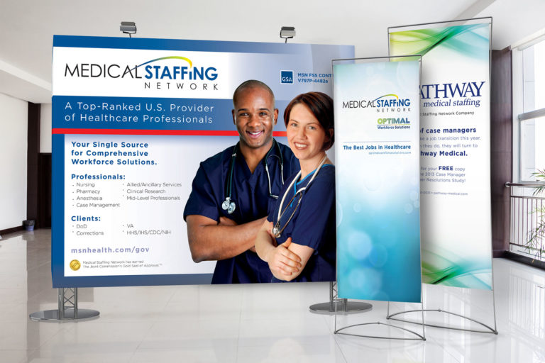 Medical Staffing Network Tradeshow Materials Cubicle Ninjas