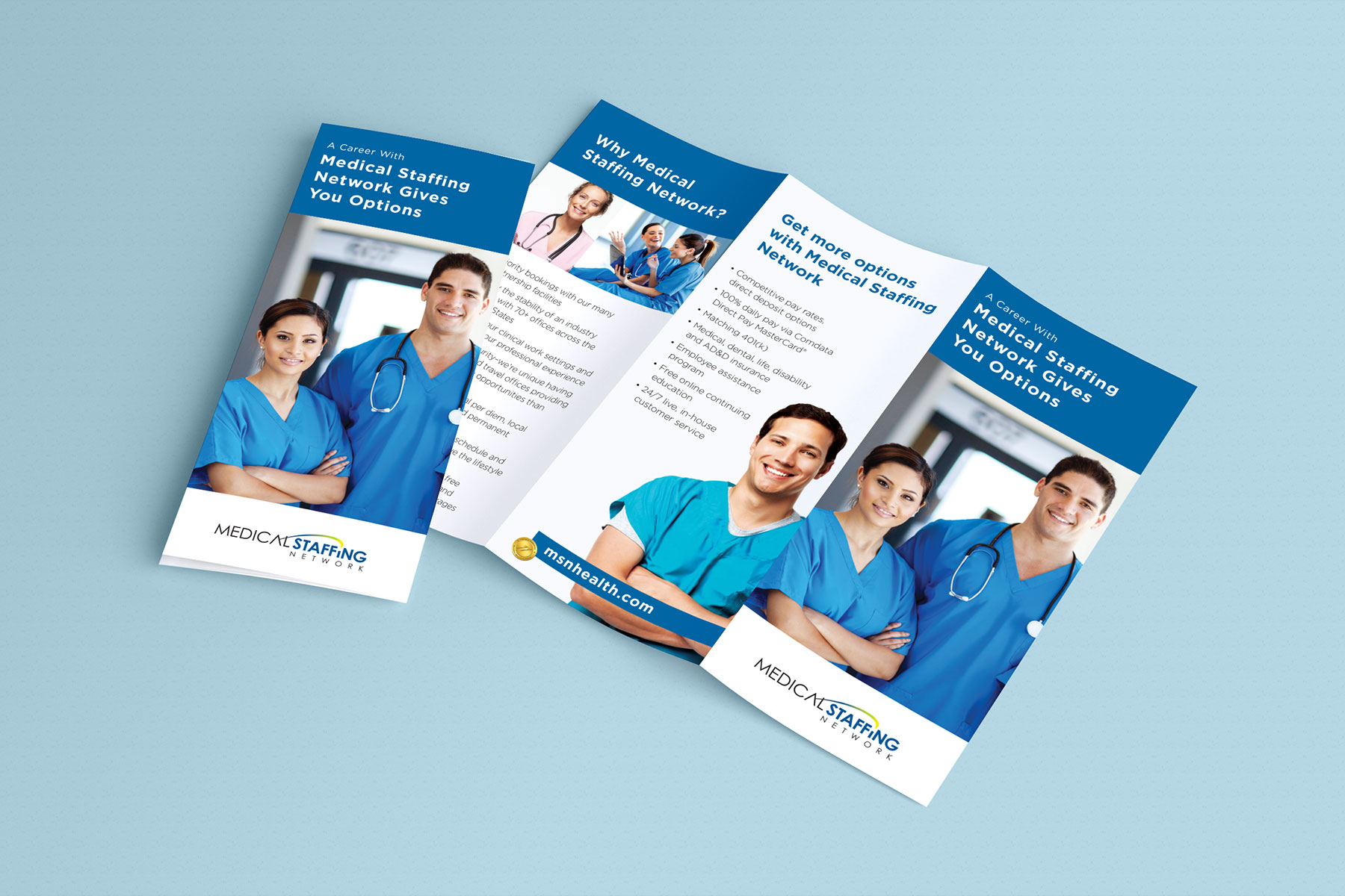 Medical Staffing Network Tradeshow Materials Cubicle Ninjas